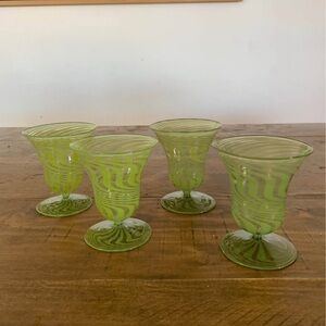 Bimini Swirl cordial glass set of 4